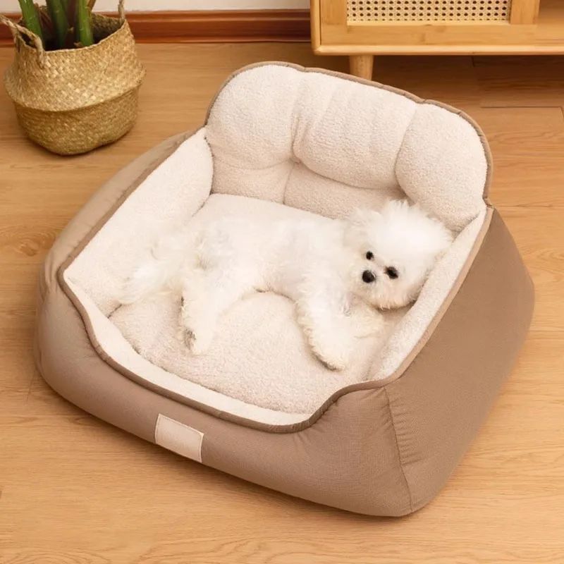 The Ultimate Comfort for Your Furry Friend: Cozy Plush Pet Warm Bed