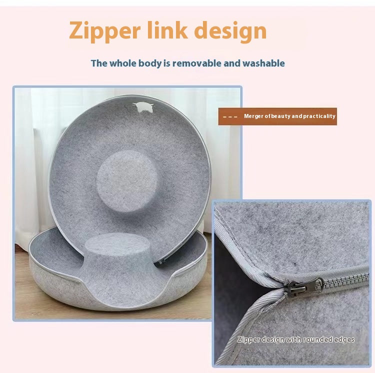 Pet Comfortable Round Tunnel Bed
