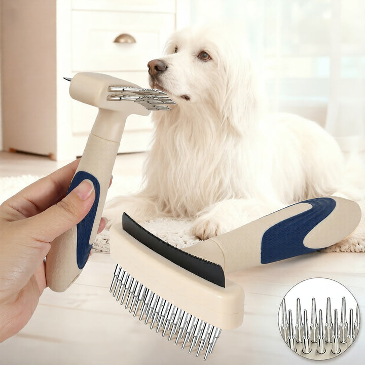 Pet Grooming Brush For Removing Loose Hair