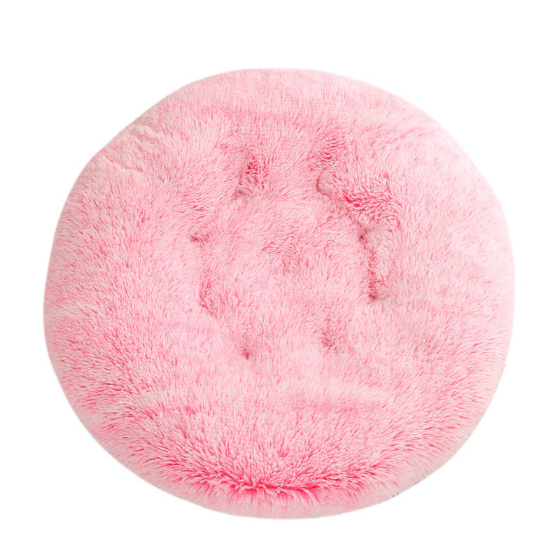 Round Pet Plush Bed