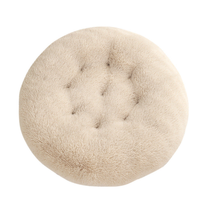 Round Pet Plush Bed