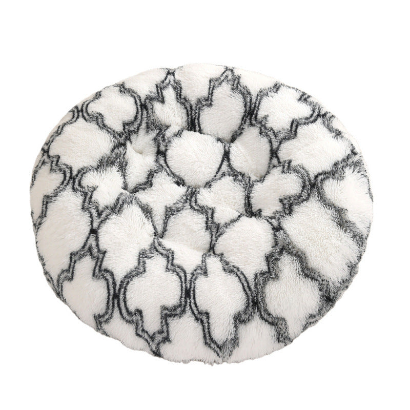 Round Pet Plush Bed