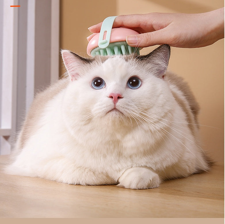 Massage Cat Pet Silicone Bath Brush