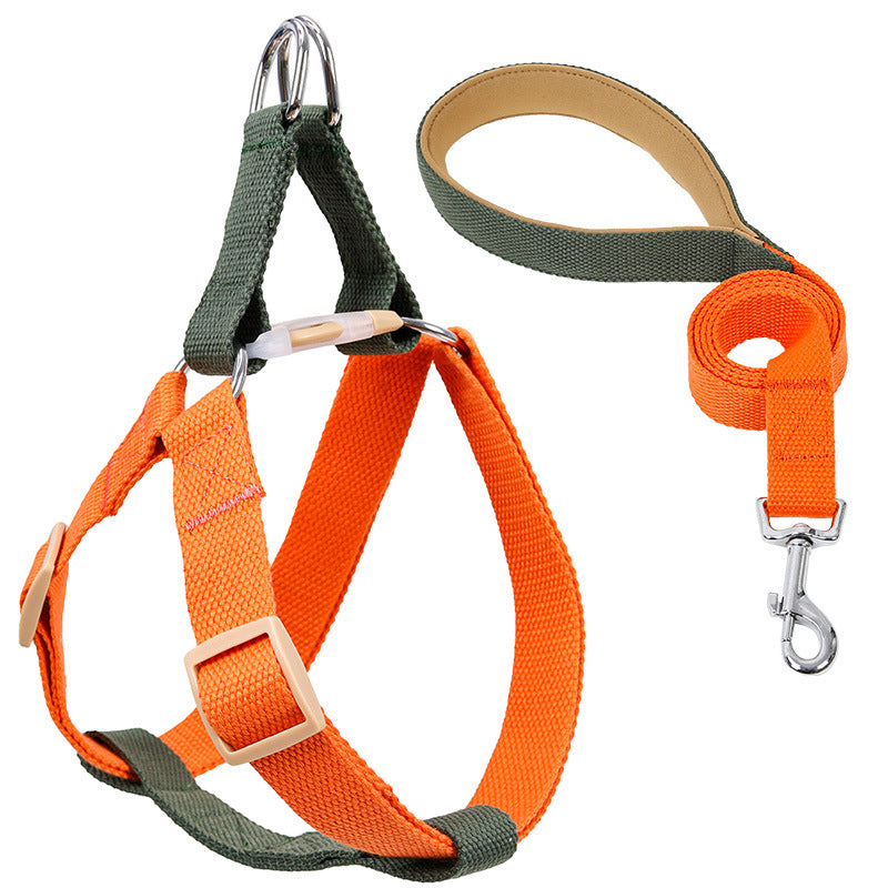 Color Pet Drawstring Vest-style Dog Leash