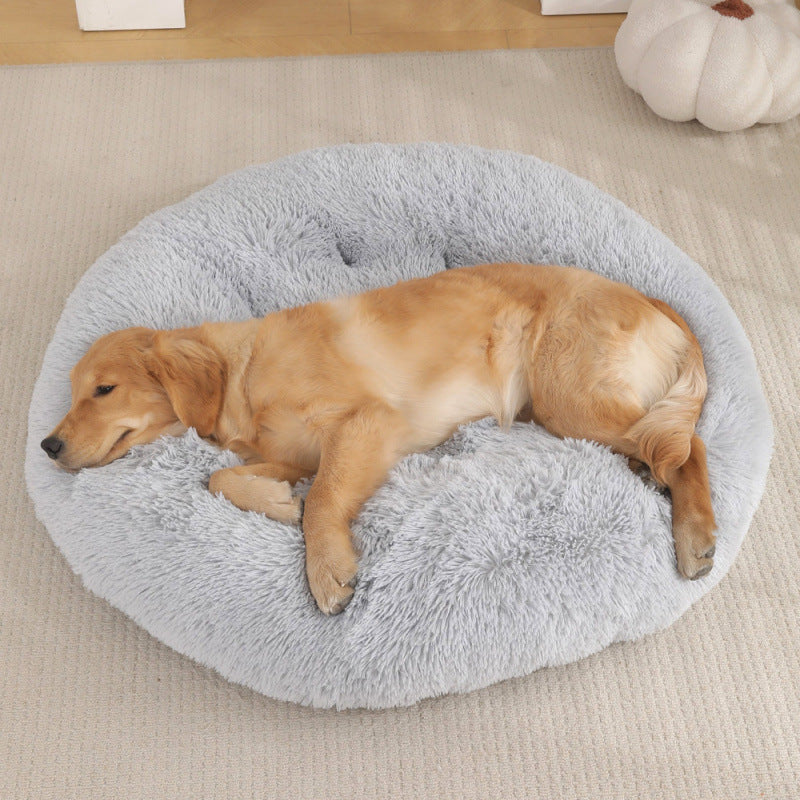 Round Pet Plush Bed