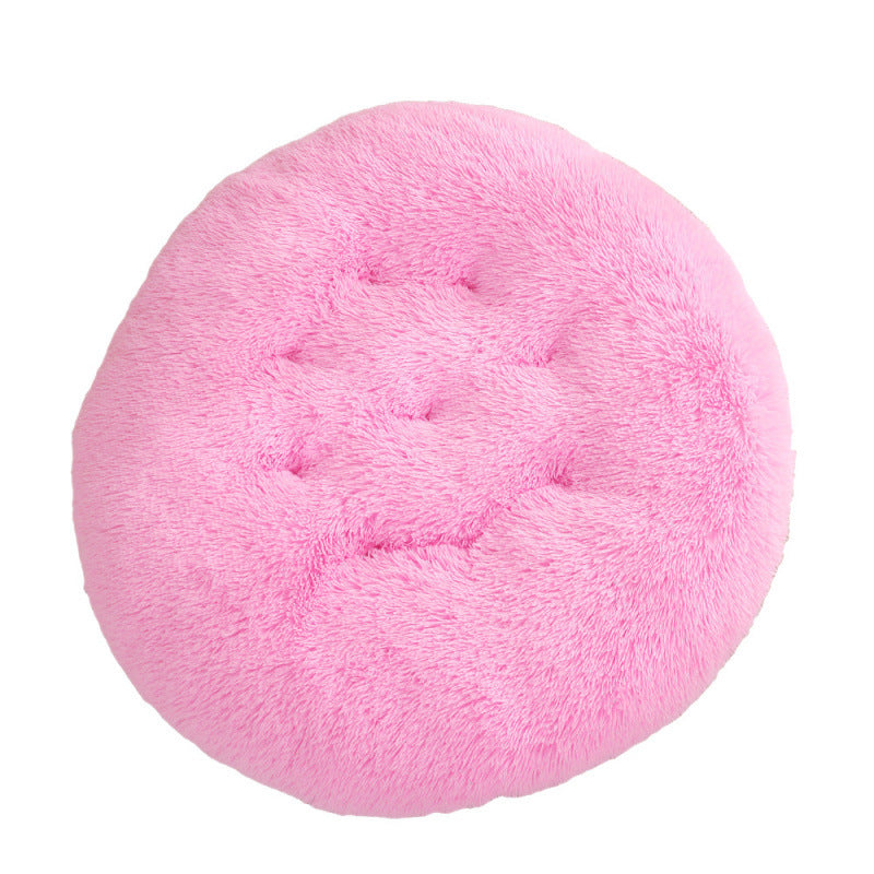 Round Pet Plush Bed