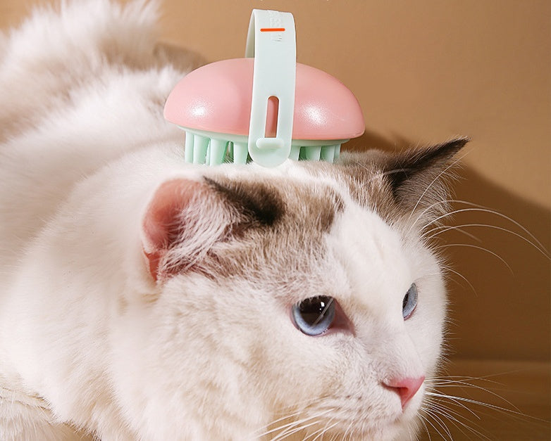 Massage Cat Pet Silicone Bath Brush