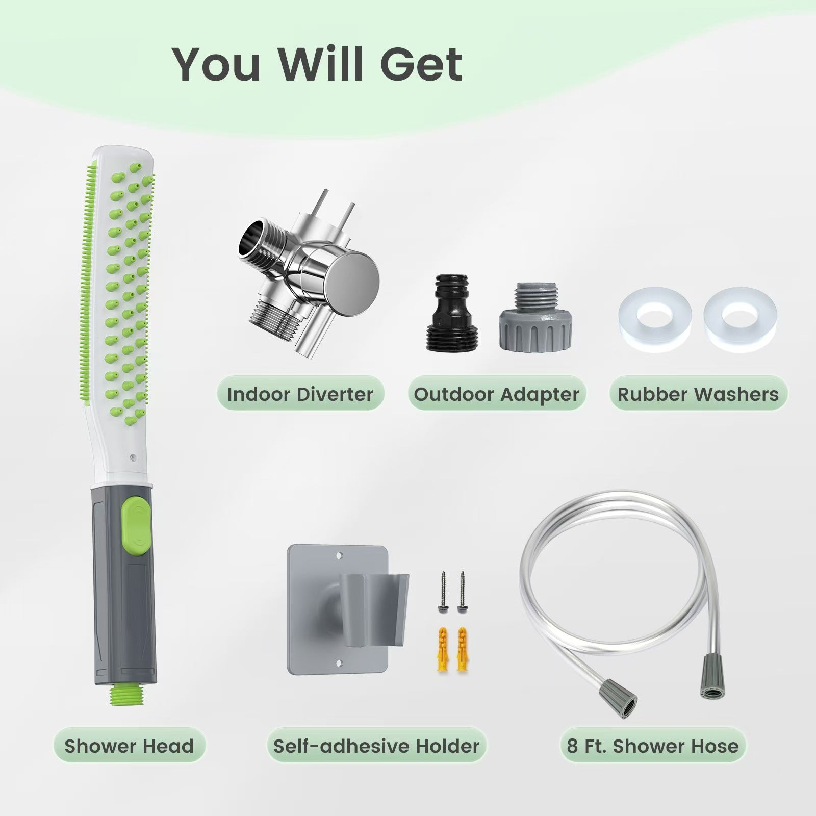 Pet Bath And Shower Brush