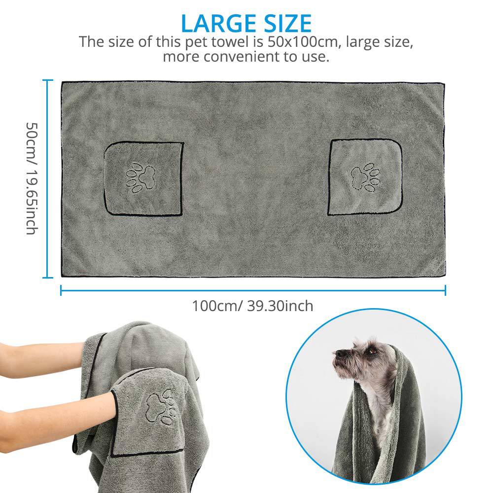 Super Absorbent Pet Bath Towel