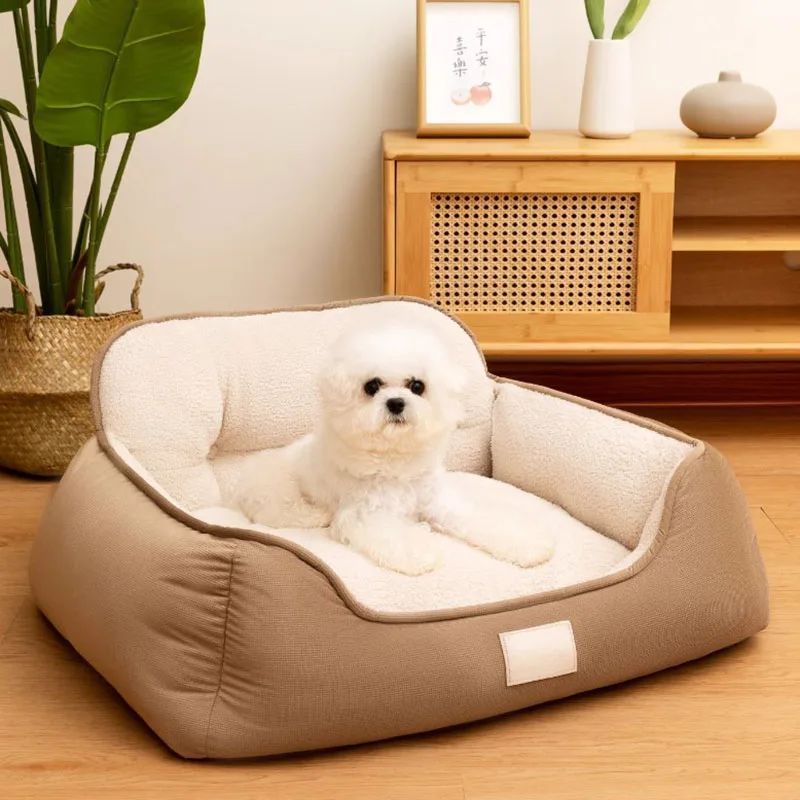 Cozy Plush Pet Warm Bed