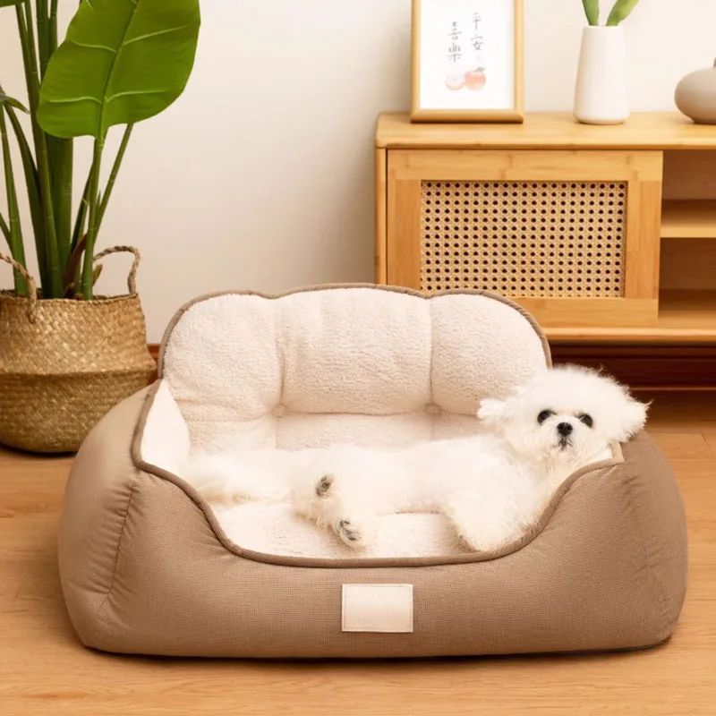 Cozy Plush Pet Warm Bed