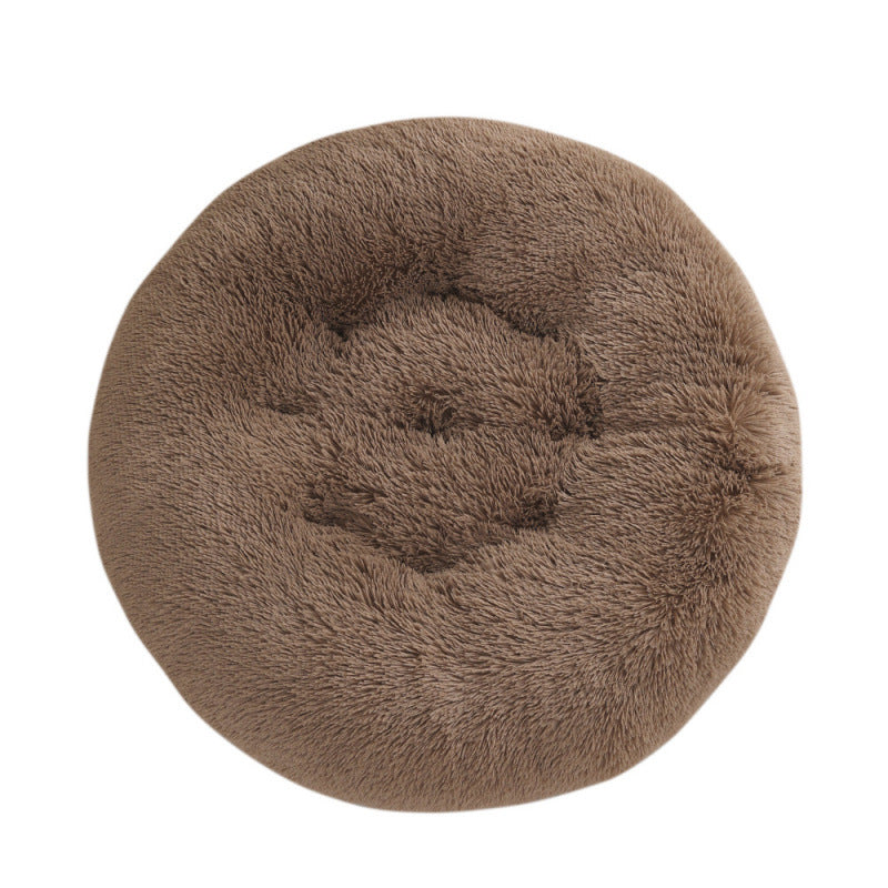Round Pet Plush Bed