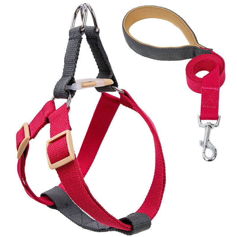 Color Pet Drawstring Vest-style Dog Leash