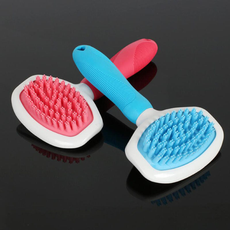 Blue Light High Quality Silicone Pet Brush