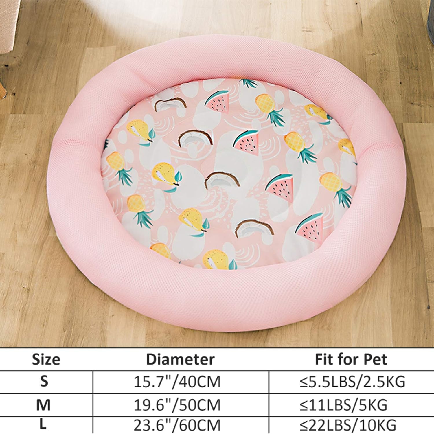 Pet Round Breathable Cooling Bed