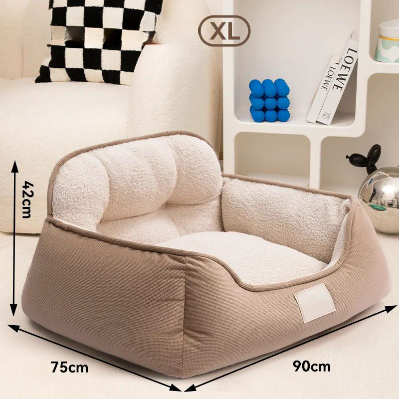 Cozy Plush Pet Warm Bed
