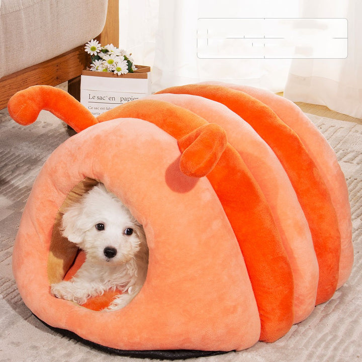 Plush Pet Winter Warm Bed