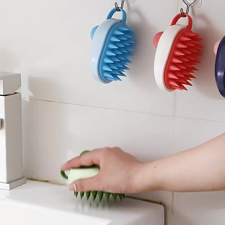 Creative Soft Gel Bath Shampoo Brush