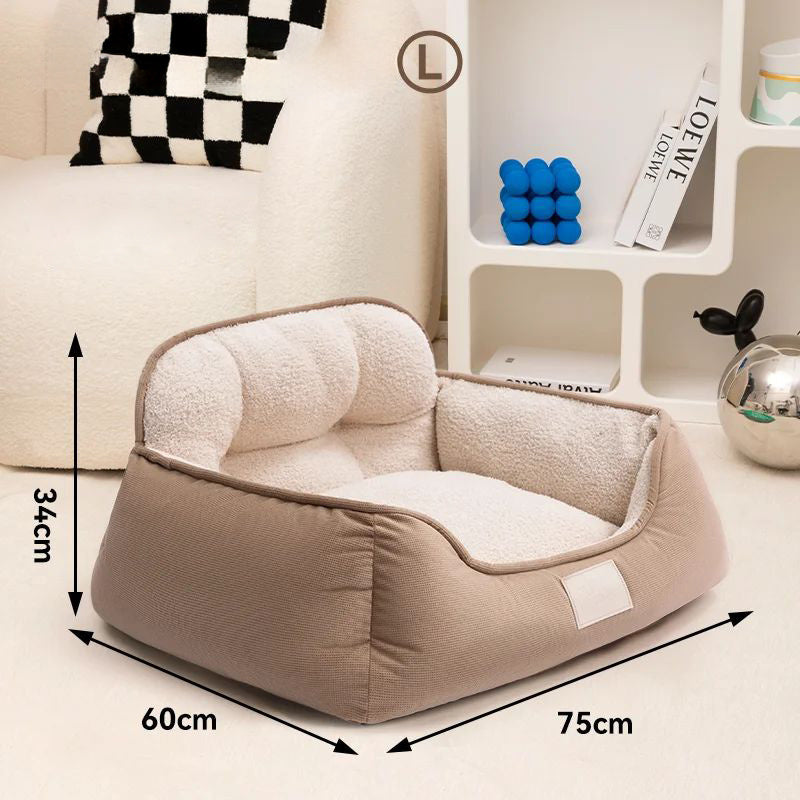 Cozy Plush Pet Warm Bed