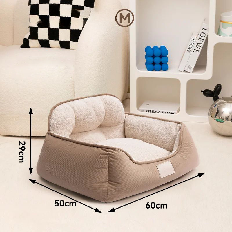 Cozy Plush Pet Warm Bed